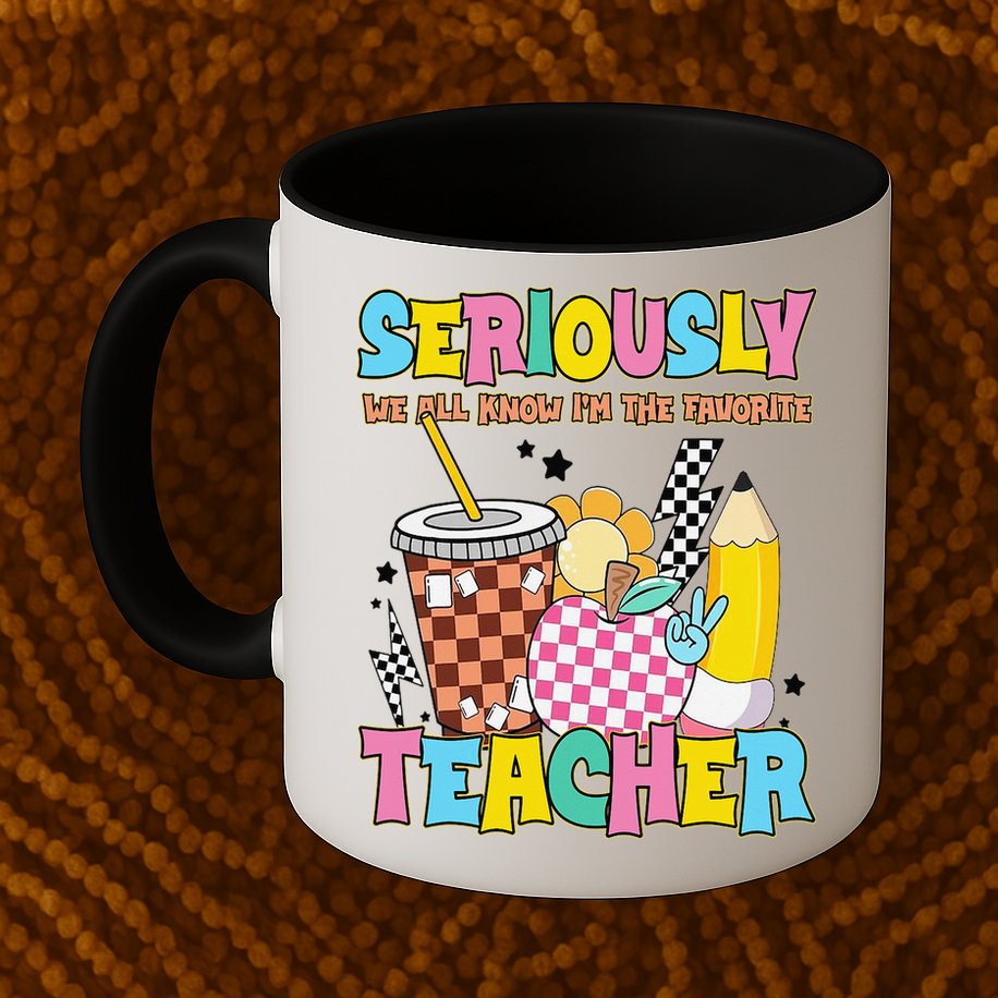 Groovy School Funny For Teacher Seriously We All Know Mug