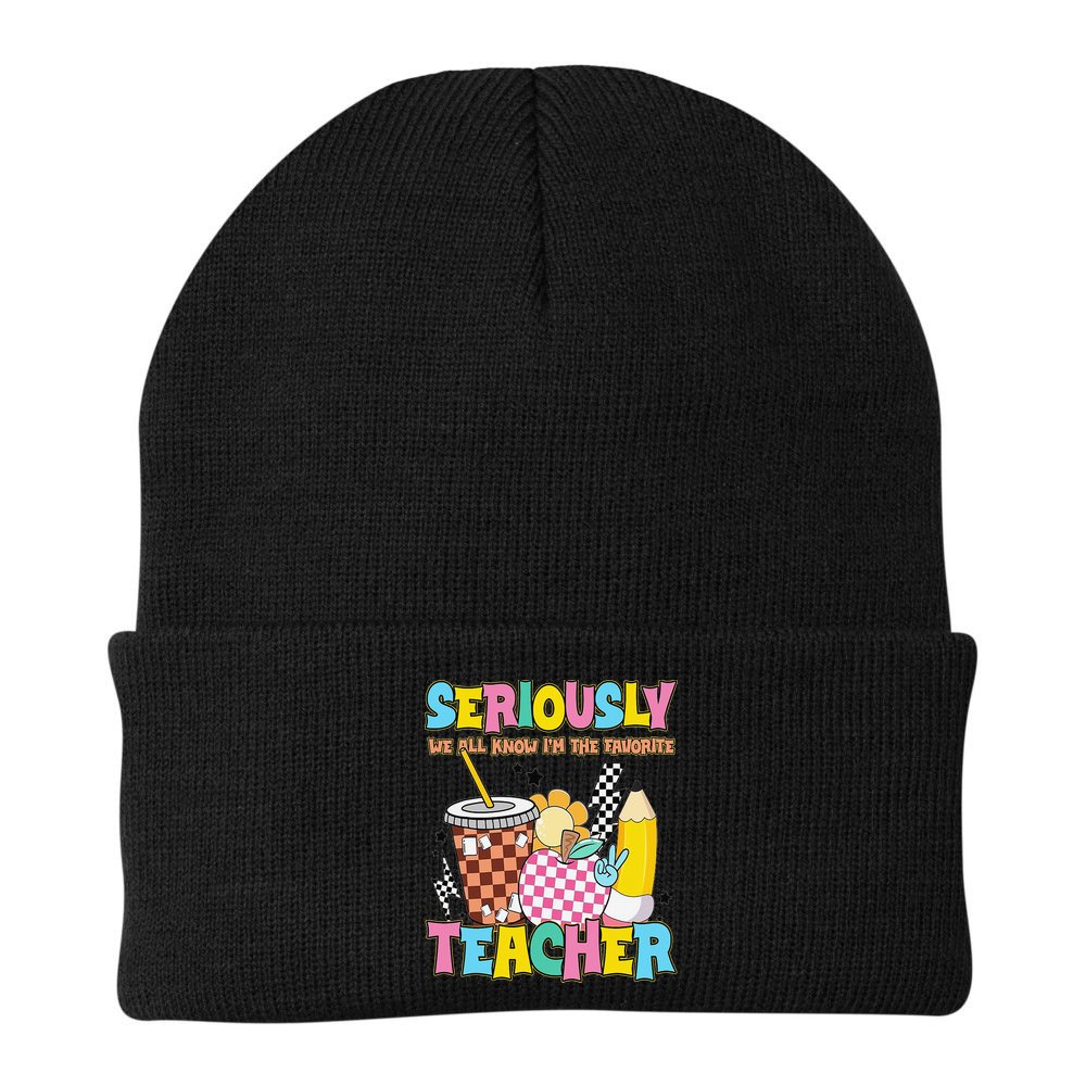 Groovy School Funny For Teacher Seriously We All Know Beanie