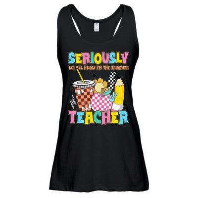 Groovy School Funny For Teacher Seriously We All Know Ladies Essential Flowy Tank