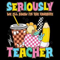 Groovy School Funny For Teacher Seriously We All Know 16 in Basic Backpack