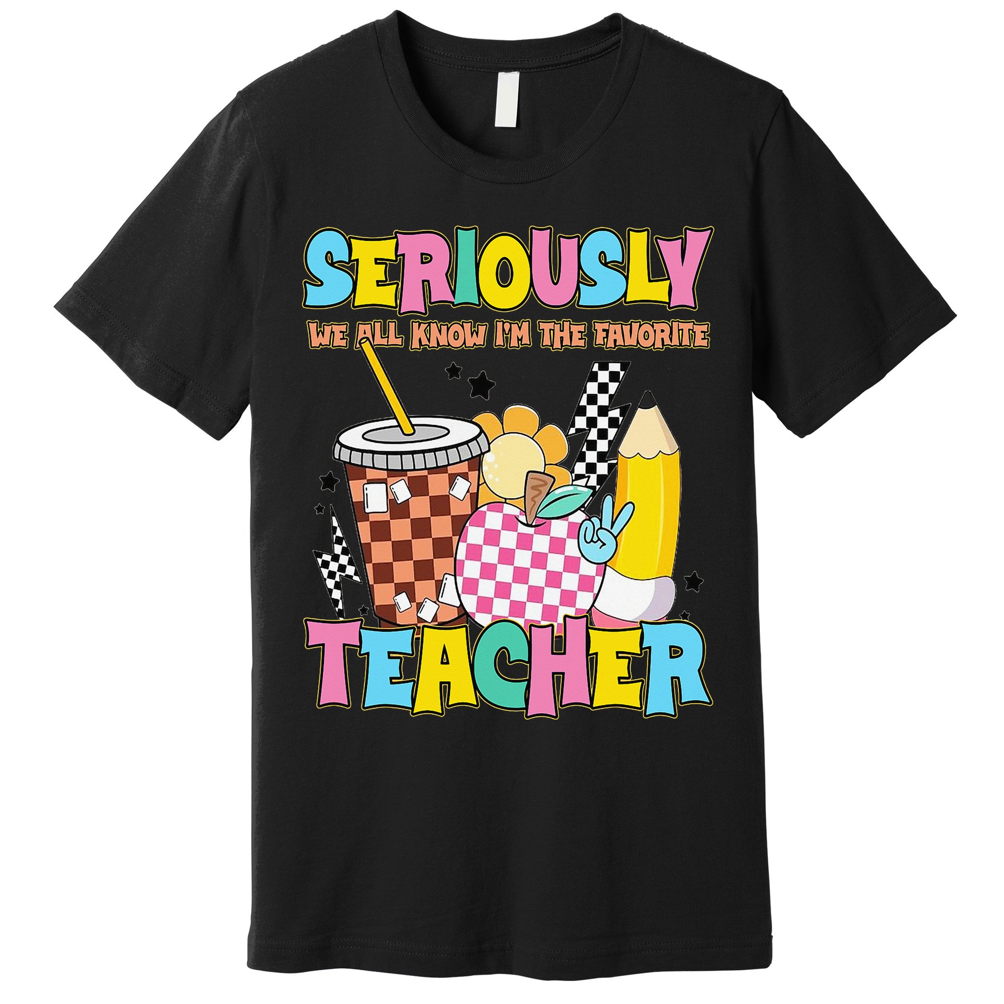 Groovy School Funny For Teacher Seriously We All Know Premium T-Shirt
