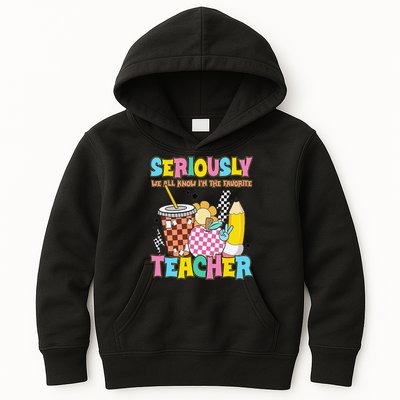 Groovy School Funny For Teacher Seriously We All Know Kids Hoodie