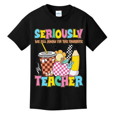 Groovy School Funny For Teacher Seriously We All Know Kids T-Shirt