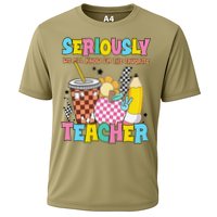 Groovy School Funny For Teacher Seriously We All Know Cooling Performance Crew T-Shirt