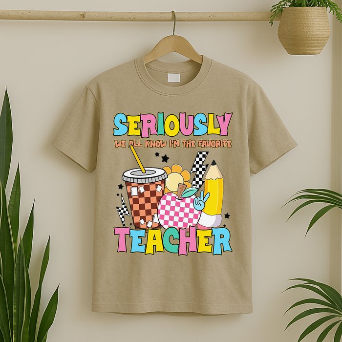 Groovy School Funny For Teacher Seriously We All Know T-Shirt