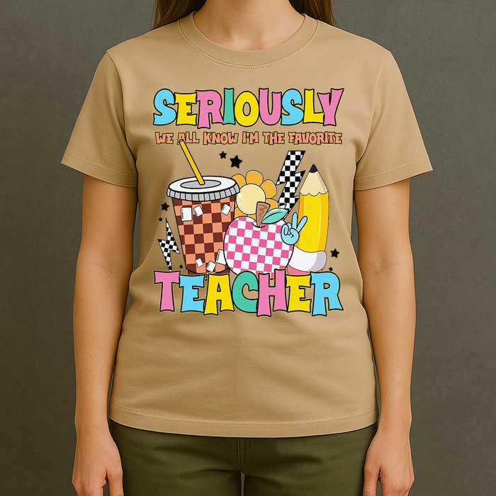 Groovy School Funny For Teacher Seriously We All Know T-Shirt
