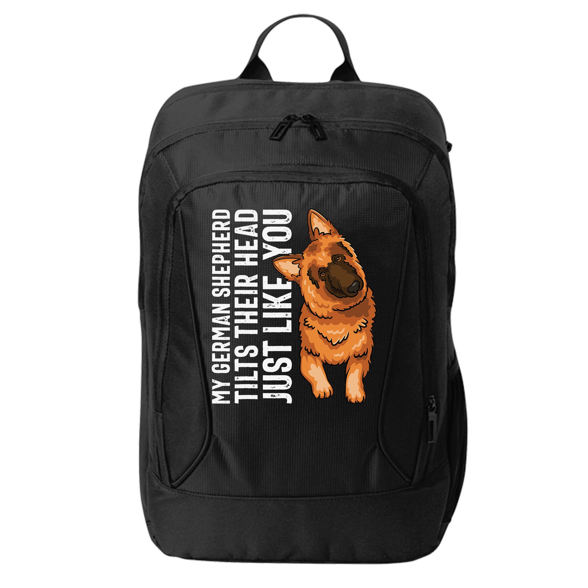 German Shepherd Funny German Shepherd Tee Dog Lover City Backpack