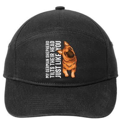 German Shepherd Funny German Shepherd Tee Dog Lover 7-Panel Snapback Hat