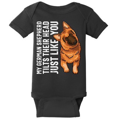 German Shepherd Funny German Shepherd Tee Dog Lover Baby Bodysuit
