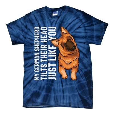 German Shepherd Funny German Shepherd Tee Dog Lover Tie-Dye T-Shirt