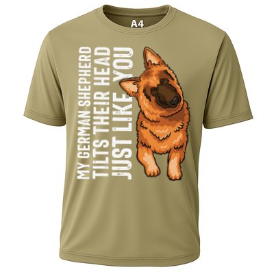 German Shepherd Funny German Shepherd Tee Dog Lover Performance Shirt