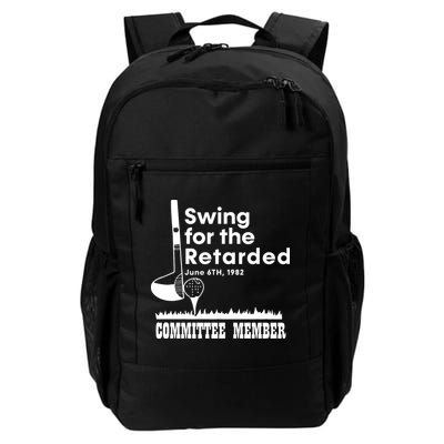 Golf Swing For The Retarded June 6th 1982 Committee Member Backpack