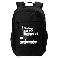 Golf Swing For The Retarded June 6th 1982 Committee Member Backpack