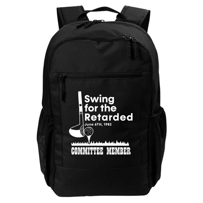 Golf Swing For The Retarded June 6th 1982 Committee Member Backpack