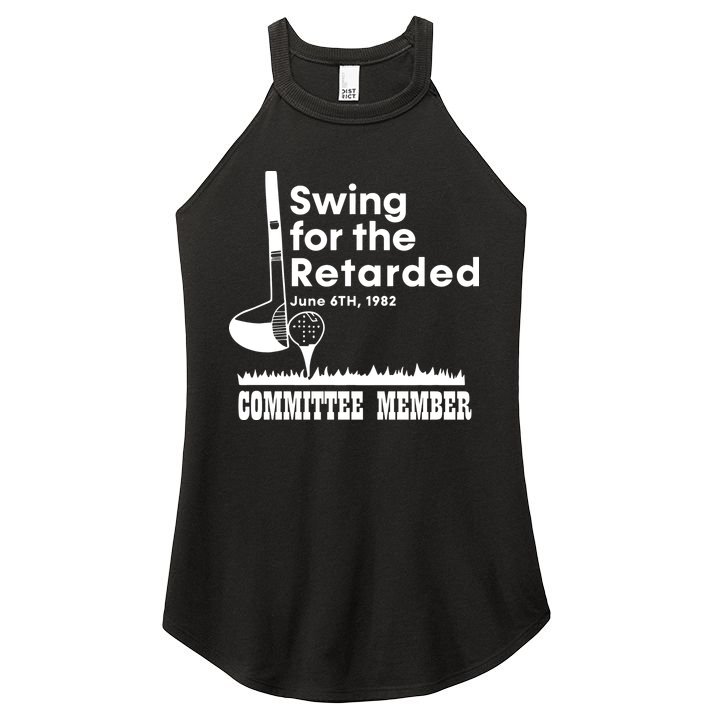 Golf Swing For The Retarded June 6th 1982 Committee Member Women's Perfect Tri Rocker Tank