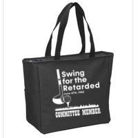 Golf Swing For The Retarded June 6th 1982 Committee Member Zip Tote Bag