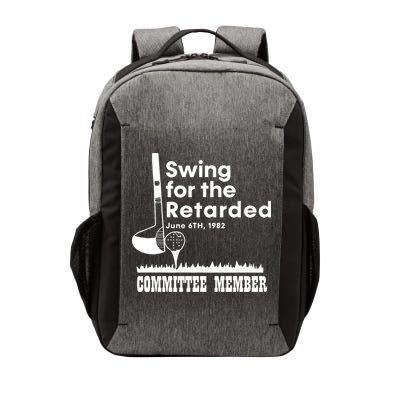 Golf Swing For The Retarded June 6th 1982 Committee Member Vector Backpack