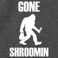 Gone Shroomin Funny Sasquatch Morel Mushroom Hunter Foraging Gift Vector Backpack