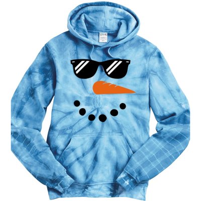 Gangster Snowman Face Tie Dye Hoodie