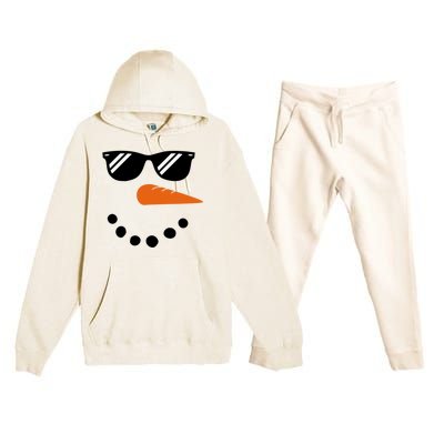 Gangster Snowman Face Premium Hooded Sweatsuit Set