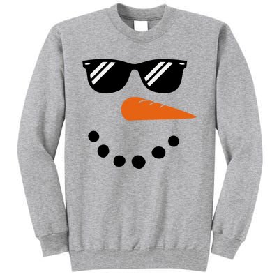 Gangster Snowman Face Tall Sweatshirt