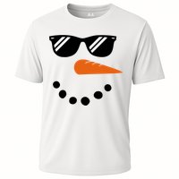 Gangster Snowman Face Cooling Performance Crew T-Shirt