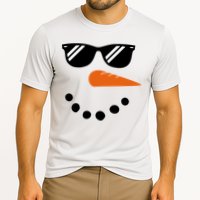 Gangster Snowman Face Cooling Performance Crew T-Shirt