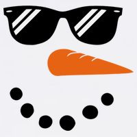 Gangster Snowman Face Cooling Performance Crew T-Shirt
