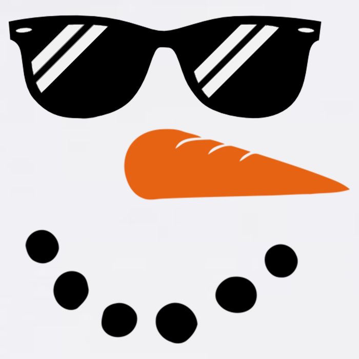 Gangster Snowman Face Cooling Performance Crew T-Shirt