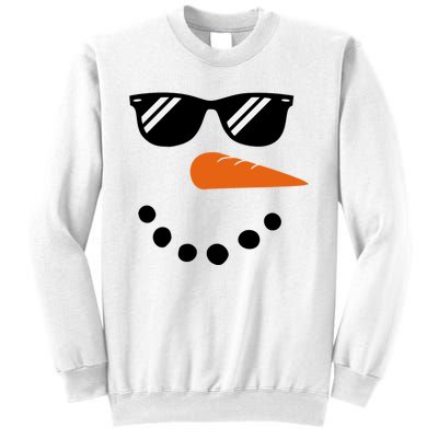 Gangster Snowman Face Sweatshirt