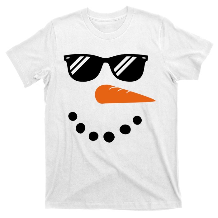 Gangster Snowman Face T-Shirt