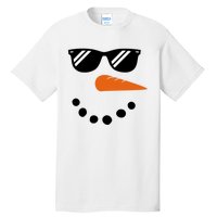 Gangster Snowman Face Tall T-Shirt