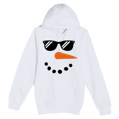 Gangster Snowman Face Premium Pullover Hoodie