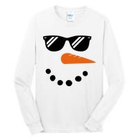 Gangster Snowman Face Tall Long Sleeve T-Shirt