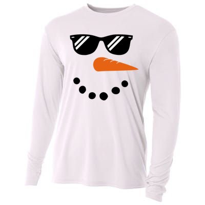 Gangster Snowman Face Cooling Performance Long Sleeve Crew