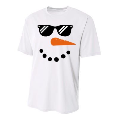 Gangster Snowman Face Performance Sprint T-Shirt