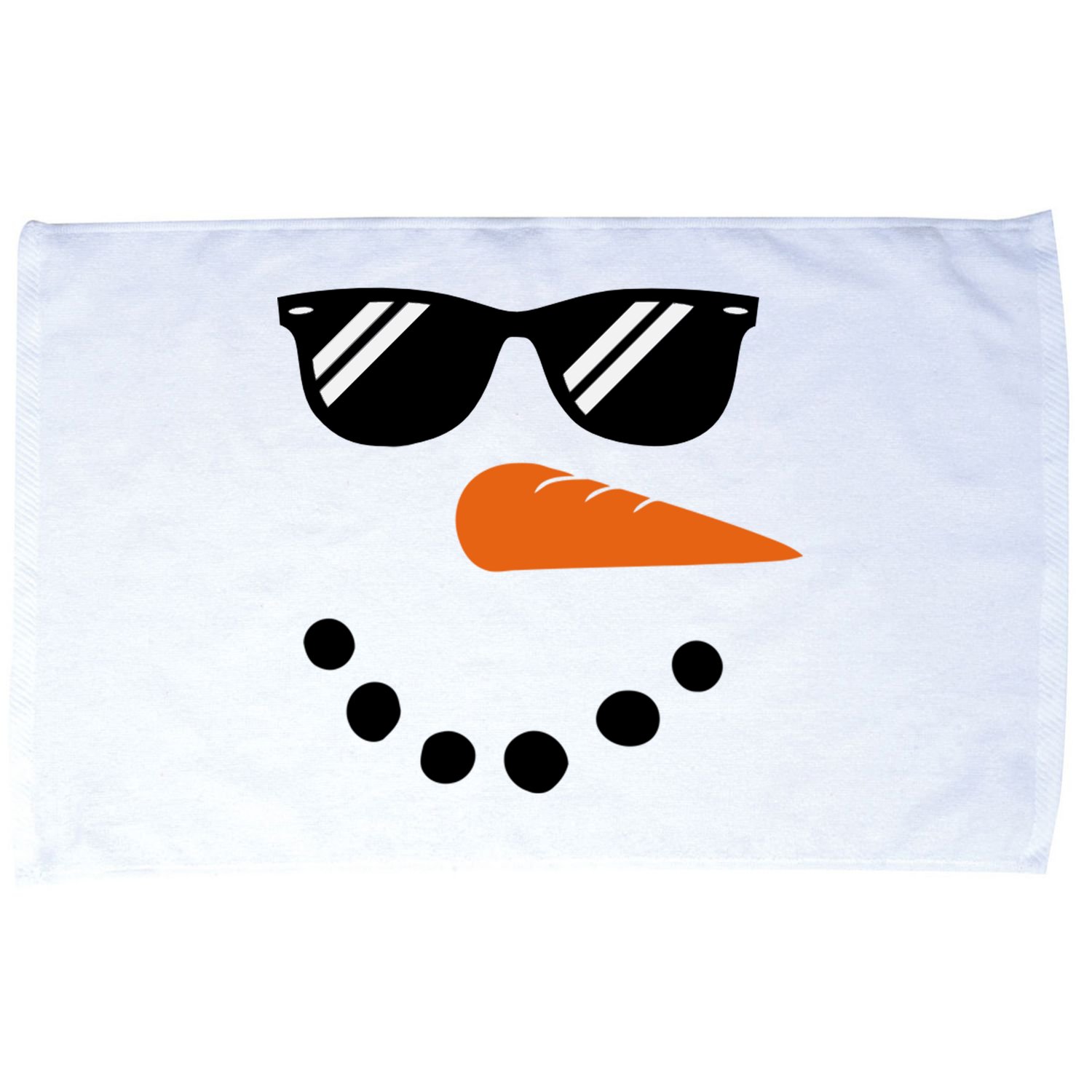 Gangster Snowman Face Microfiber Hand Towel