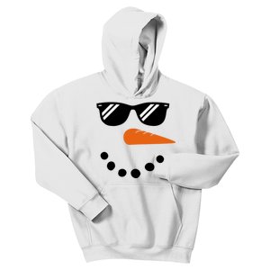 Gangster Snowman Face Kids Hoodie