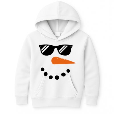 Gangster Snowman Face Kids Hoodie