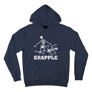 Grapple Skeleton Funny Death Halloween Hoodie