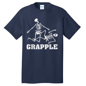 Grapple Skeleton Funny Death Halloween Tall T-Shirt