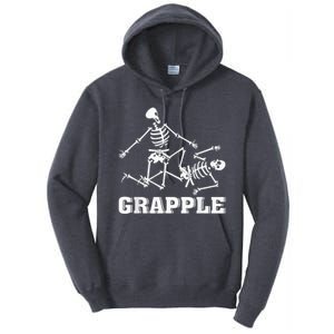 Grapple Skeleton Funny Death Halloween Tall Hoodie