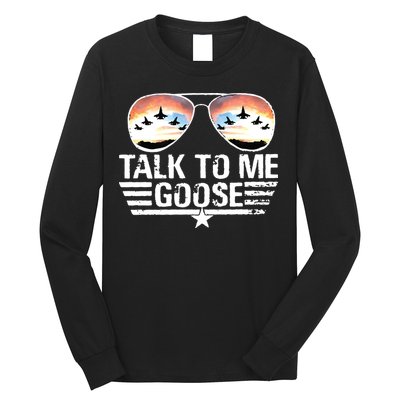 Goose Shirts Fourth Of July Talk To Me Goose Long Sleeve Shirt