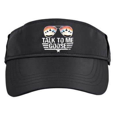 Goose Shirts Fourth Of July Talk To Me Goose Adult Drive Performance Visor