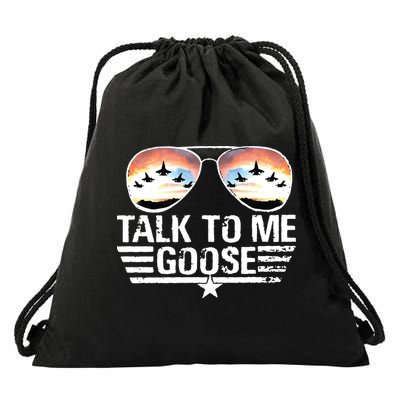 Goose Shirts Fourth Of July Talk To Me Goose Drawstring Bag
