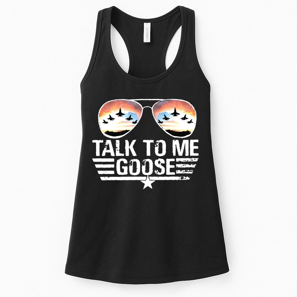 Goose Shirts Fourth Of July Talk To Me Goose Womens Tank Top