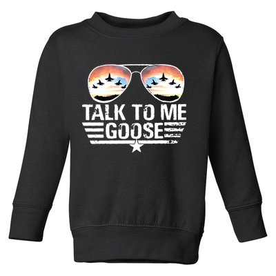 Goose Shirts Fourth Of July Talk To Me Goose Toddler Sweatshirt