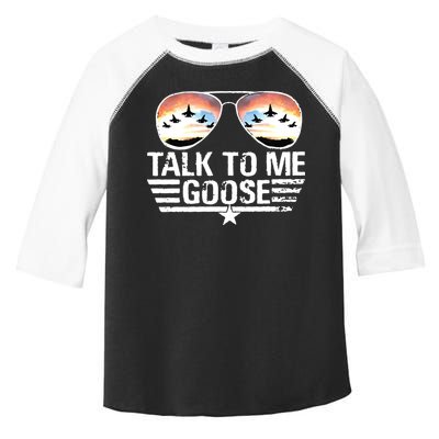 Goose Shirts Fourth Of July Talk To Me Goose Toddler Fine Jersey T-Shirt
