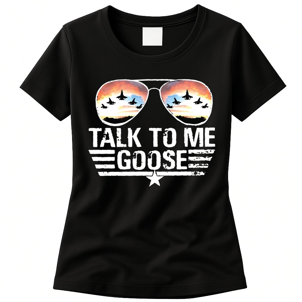 Goose Shirts Fourth Of July Talk To Me Goose Womens T-Shirt