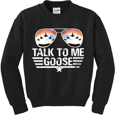 Goose Shirts Fourth Of July Talk To Me Goose Kids Sweatshirt